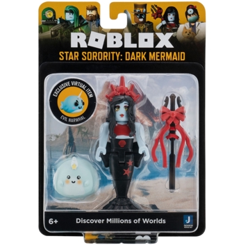 სათამაშო საკოლექციო ფიგურა Roblox ROG0187 Core Figures Star Sorority Dark Mermaid W7