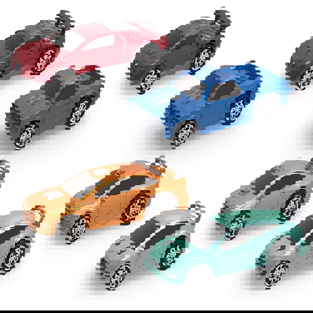 სათამაშო მანქანა Driven WH1121Z TurboCharge Pull-Back Stock Cars Blister