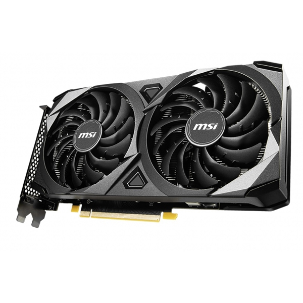 ვიდეო დაფა MSI GeForce RTX3060 Ventus 2X OC, 12GB, 192bit, HDMI, DP, Black