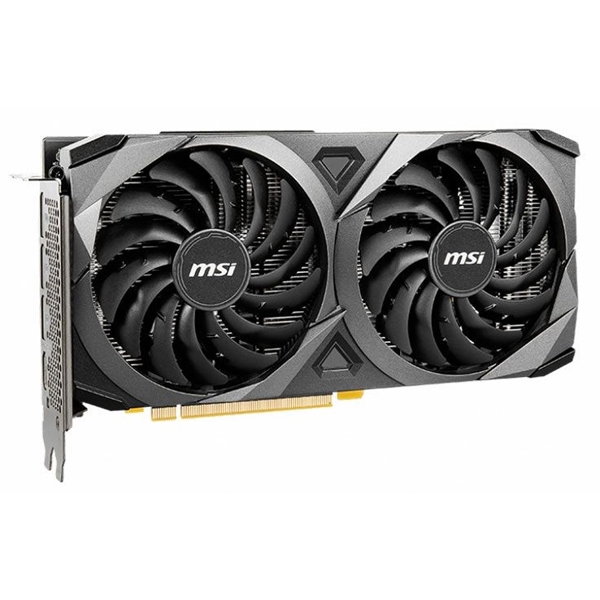 ვიდეო დაფა MSI GeForce RTX3050 Ventus 2X OC, 8GB, 128bit, HDMI, DP, Black