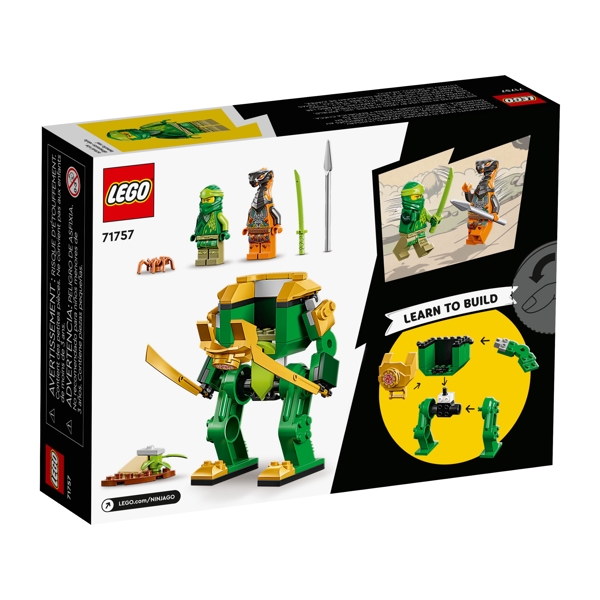 სათამაშო საკოლექციო ფიგურა Lego 71757 Ninjago Lloyd's Ninja Mech