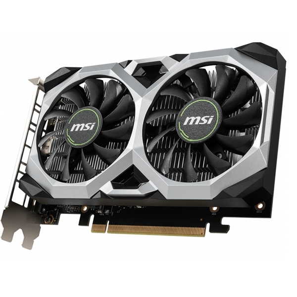 ვიდეო დაფა MSI GeForce GTX1650 Ventus XS, 4GB, 128bit, HDMI, DP, DVI-D, Black