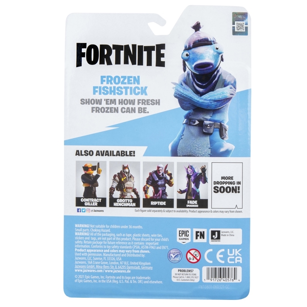 Fortnite FNT0801 Solo Mode Core Figure Frozen Fishstick S9