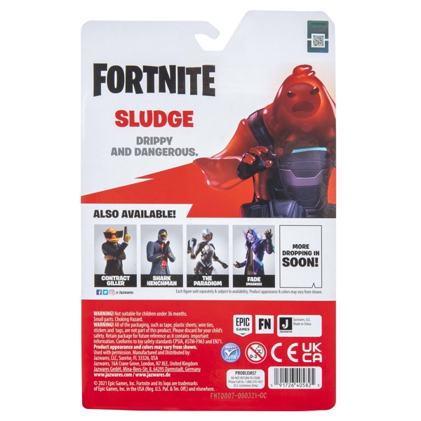 სათამაშო საკოლექციო ფიგურა Fortnite FNT0807 Solo Mode Core Figure Sludge S9