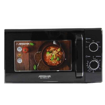 მიკროტალღური ღუმელი Arshia MV155-2575, 700W, 20L, Microwave Oven, Black