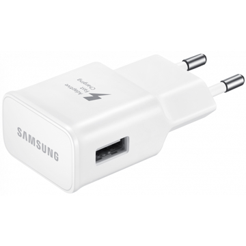 დამტენი Samsung EP-TA20EWECGRU, USB Type-C, White