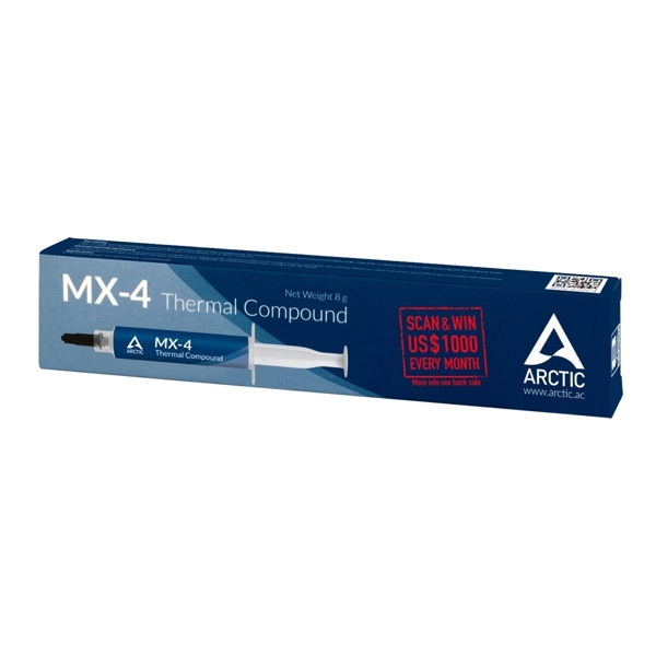 თერმო პასტა Arctic ACTCP00008B MX-4, 0.08G, Thermal Paste, Grey