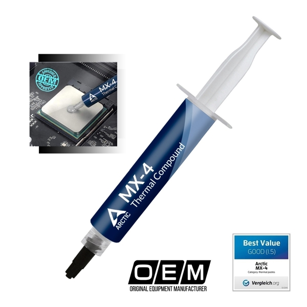 თერმო პასტა Arctic ACTCP00008B MX-4, 0.08G, Thermal Paste, Grey