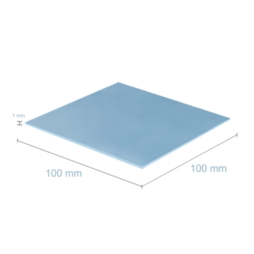 თერმო ბალიში Arctic ACTPD00053A, Thermal Pad, 100x100, 1.0mm, Blue