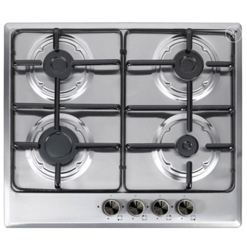 ჩასაშენებელი ქურის ზედაპირი Luxell M6-40BF X, Built-in, Inox