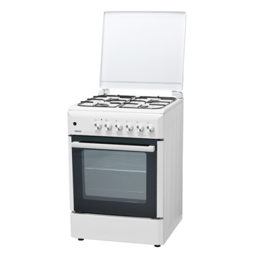 ელექტრო ქურა Nikkei NK-664 W, 4 Gas, Oven, White