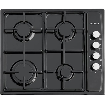 ჩასაშენებელი ქურის ზედაპირი Luxell LX-410 B, Built-in, Black