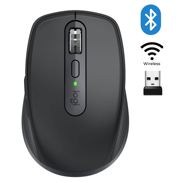 მაუსი Logitech L910-005989, Wireless, Bluetooth, Classic Mouse, Grey