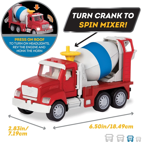 სათამაშო მანქანა Driven WH1014Z Micro Cement Mixer Trcuk