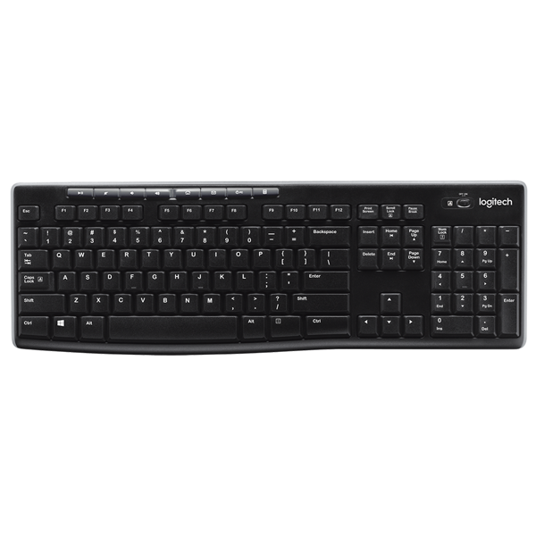 კლავიატურა Logitech 23577 L920-003757 K270, Wireless, USB, Classic Keyboard, Black