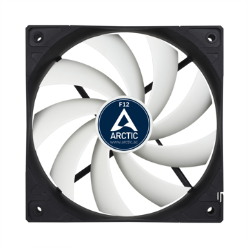 ქულერი Arctic F12-CaseFan, 120mm, 1350RPM, Cooler, Black/White