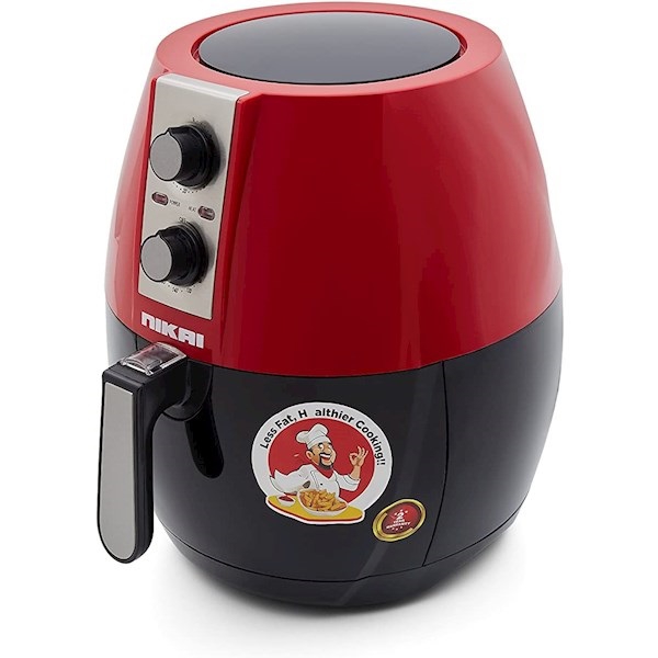 ფრის აპარატი Nikai NAF677A, 1800W, 6L, Fries Machine, Black/Red