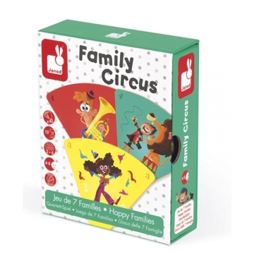 Janod J02755 Board game Happy Families Circus J02755