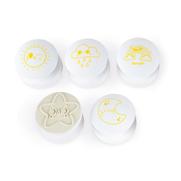 სამაგიდო თამაში Janod J07794 Set Of 5 Stampinoo Baby Dream