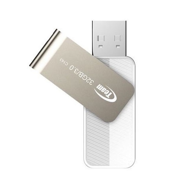 USB ფლეშ მეხსიერება Team C143, 32GB, USB 3.0, Black