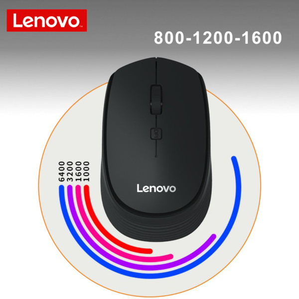 მაუსი Lenovo M202, Wireless, USB, Mouse, Black