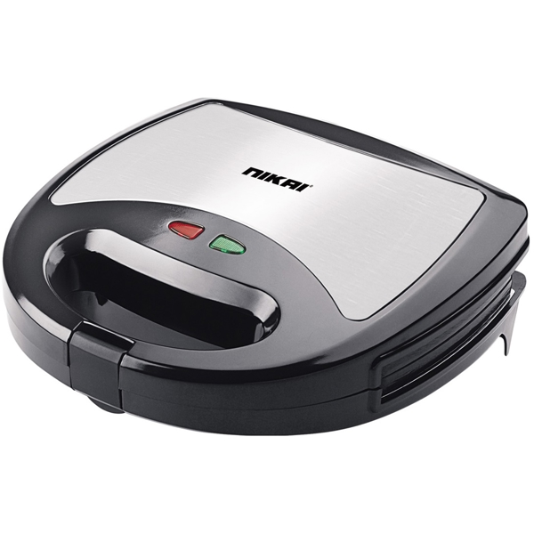 Nikai NGT323D, 750W, Sandwich Maker, Black