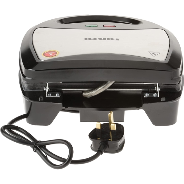 სენდვიჩის გრილი Nikai NGT323D, 750W, Sandwich Maker, Black