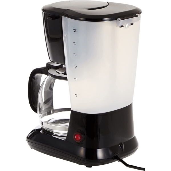 ყავის აპარატი Nikai NCM1210A, 670-800W, 1500ML, Coffee Machine, Black