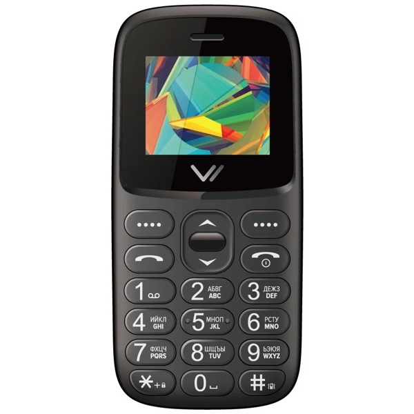 მობილური ტელეფონი Vertex C323, 32MB, Dual Sim, Black