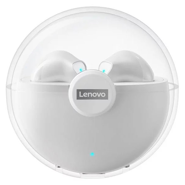 ყურსასმენი Lenovo LP80, Earphones, Wireless, Bluetooth, White