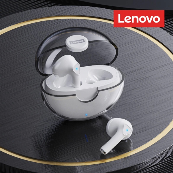 ყურსასმენი Lenovo LP80, Earphones, Wireless, Bluetooth, White