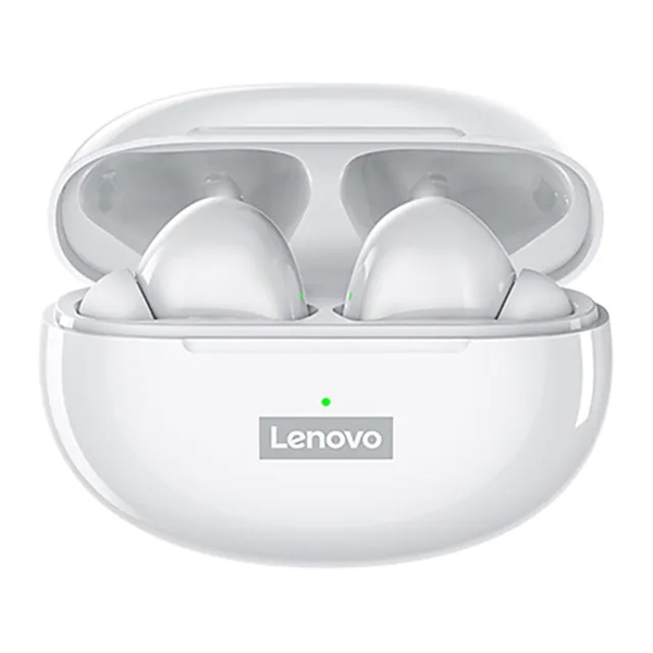 Lenovo LP5, Earphones, Wireless, Bluetooth, White