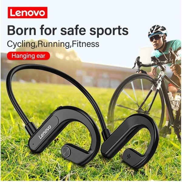 ყურსასმენი Lenovo X3, Headphones, Wireless, Bluetooth, IPX5, Black