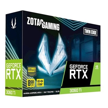 ვიდეო დაფა Zotac ZT-A30610E-10MLHR GeForce RTX 3060 Ti8GB GDDR6 Twin 256Bit, HDMI, DP, Black