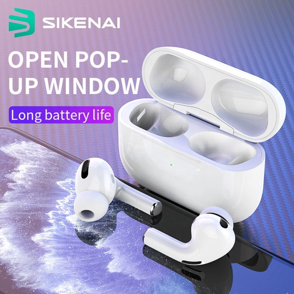 ყურსასმენი Sikenai Air Pro 3, TWS Earphone, Bluetooth, Wireless, White