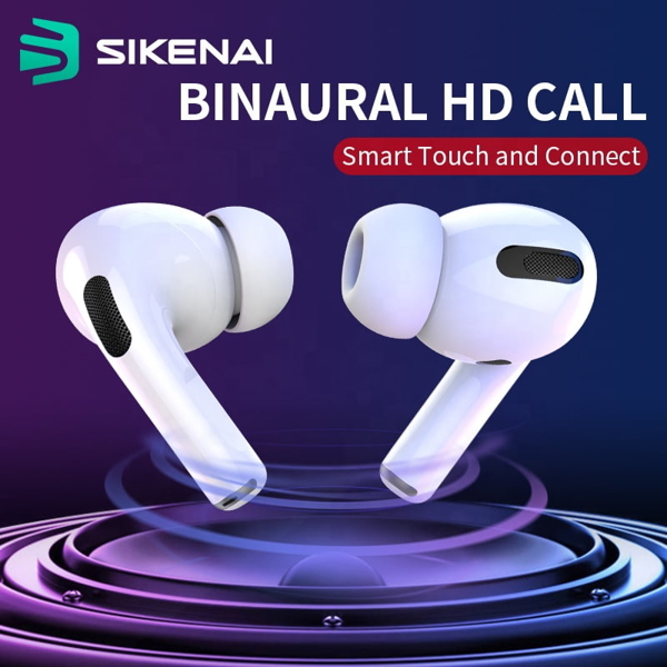 ყურსასმენი Sikenai Air Pro 3, TWS Earphone, Bluetooth, Wireless, White