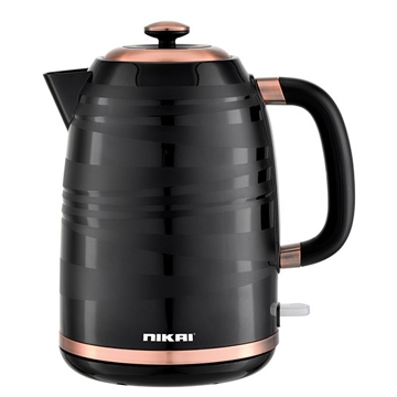 ელექტრო ჩაიდანი Nikai NK244P, 2200W, 1.7L, Electric Kettle, Black