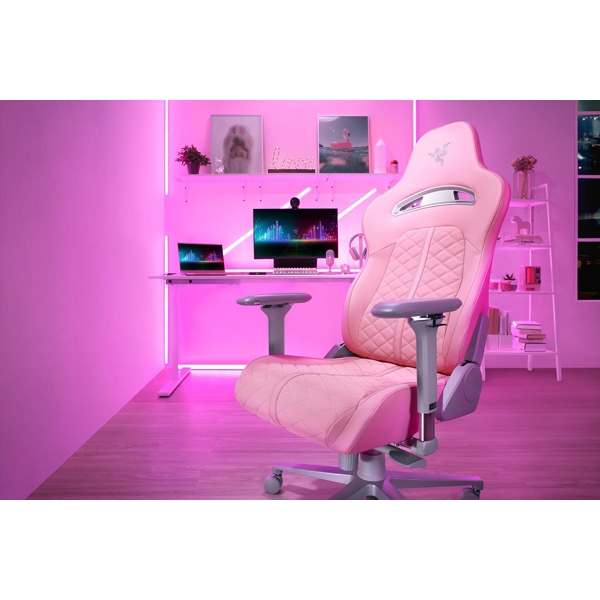 Razer RZ38-03720200-R3G1 Enki Quartz, Gaming Chair, Pink