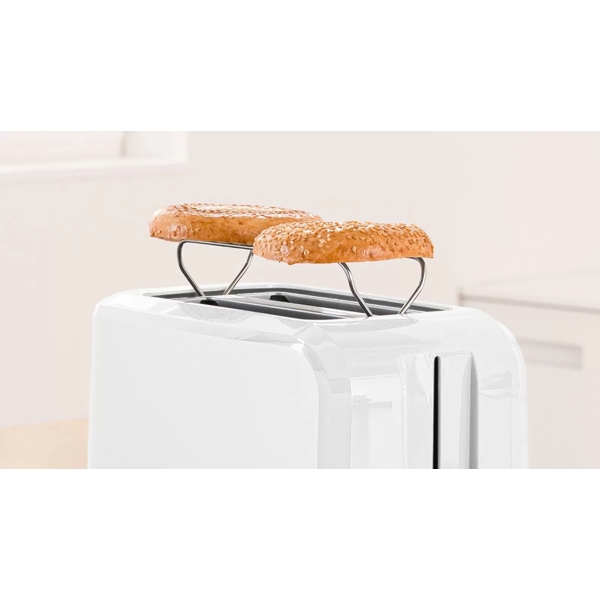 ტოსტერი Bosch TAT3A011 980W, Toaster, White