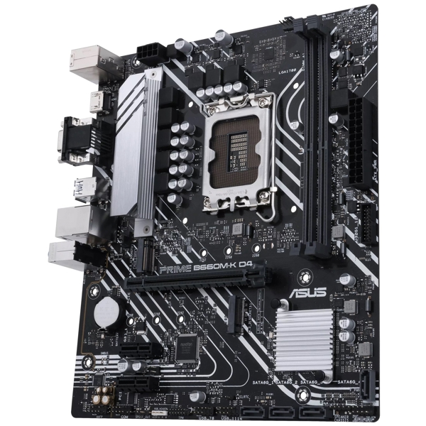 დედა დაფა ASUS PRIME_B660M-K_D4, LGA1700, DDR4, 128GB