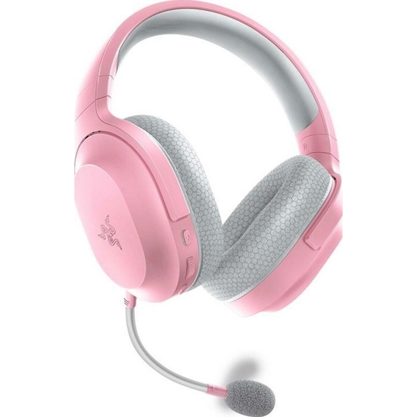 ყურსასმენი Razer RZ04-03800300-R3M1 Barracuda X - Quartz Wireless Multi-Platform Gaming And Mobile Headset, 3.5mm, Pink