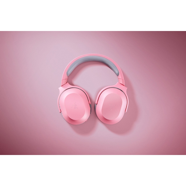 Razer RZ04-03800300-R3M1 Barracuda X - Quartz Wireless Multi-Platform Gaming And Mobile Headset, 3.5mm, Pink