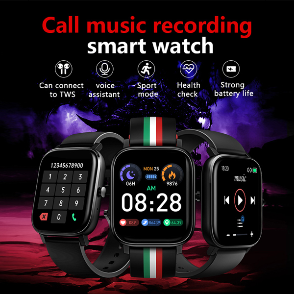 სმარტ საათი Colmi P12, IPS, IPX7 Waterproof, Bluetooth, Smart Watch, Black