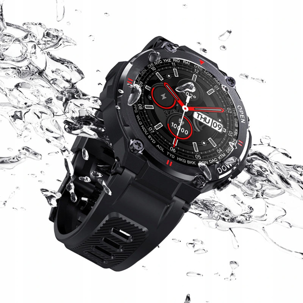 სმარტ საათი Gelius GP-SW008BK Pro, 1.3", IPX7 Waterproof, Smart Watch, Black