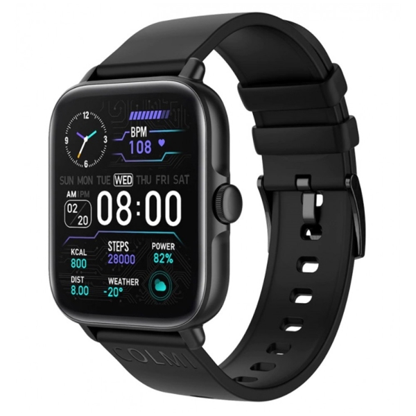 სმარტ საათი Colmi P28, 1.69", IP67 Waterproof, Bluetooth, Smart Watch, Black