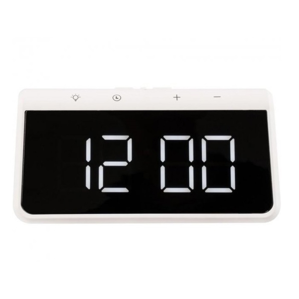 სმარტ საათი Gelius GP-SDC01 Pro, Smart Clock, Wireless Charger, White