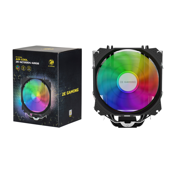 ქულერი 2E 2E-AC120D4-ARGB, 120mm, 1700RPM, Cooler, RGB