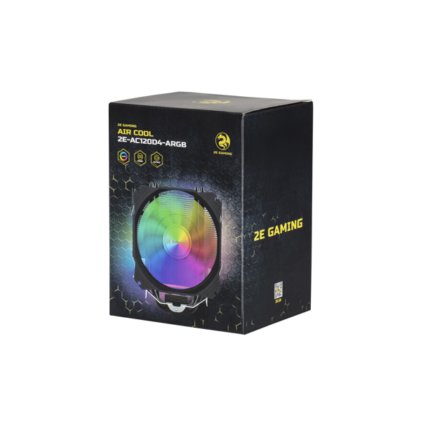 ქულერი 2E 2E-AC120D4-ARGB, 120mm, 1700RPM, Cooler, RGB