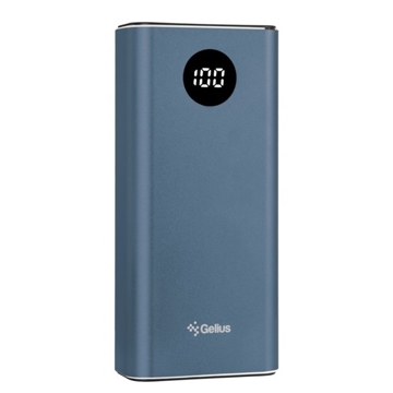 პორტატული დამტენი Gelius GP-PB10-211BL, 9600mAh, Micro USB, Type-c, USB-A, Lightning, Power Bank, Blue