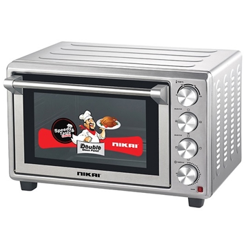 მიკროტალღური ღუმელი Nikai NT5201RCAX, 1800W, 52L, Microwave Oven, Silver